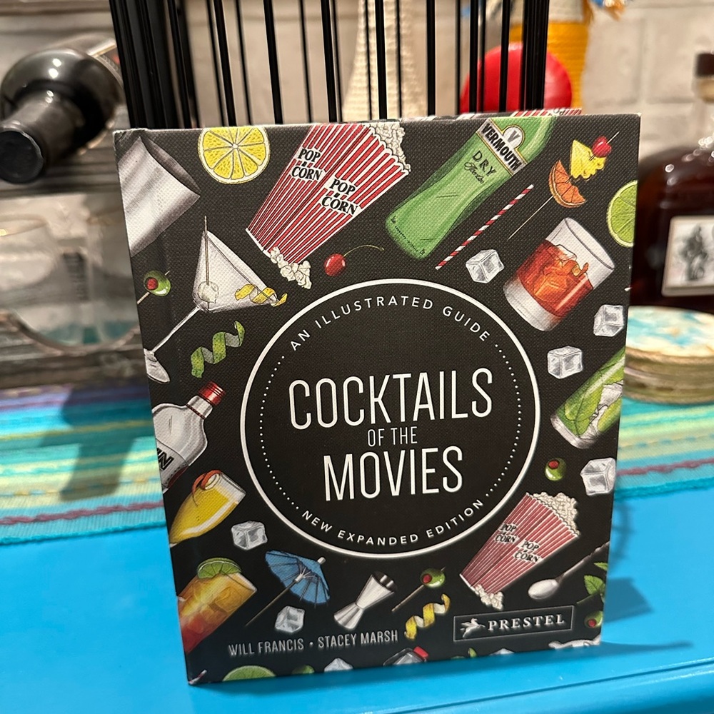 Wire Cork Collector & Hardcover Cocktail Recipe Book